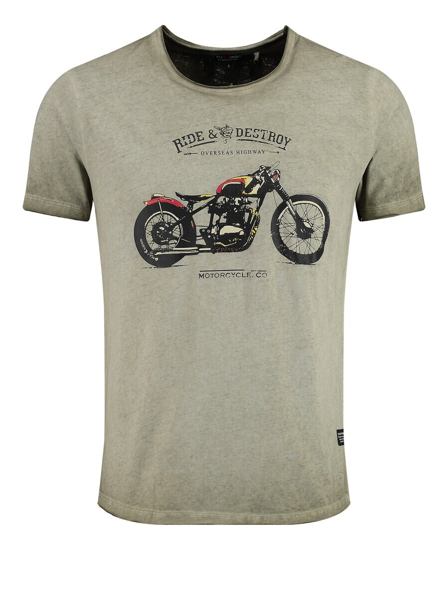 

Классическая футболка Key Largo Shirt Destroy, зеленый
