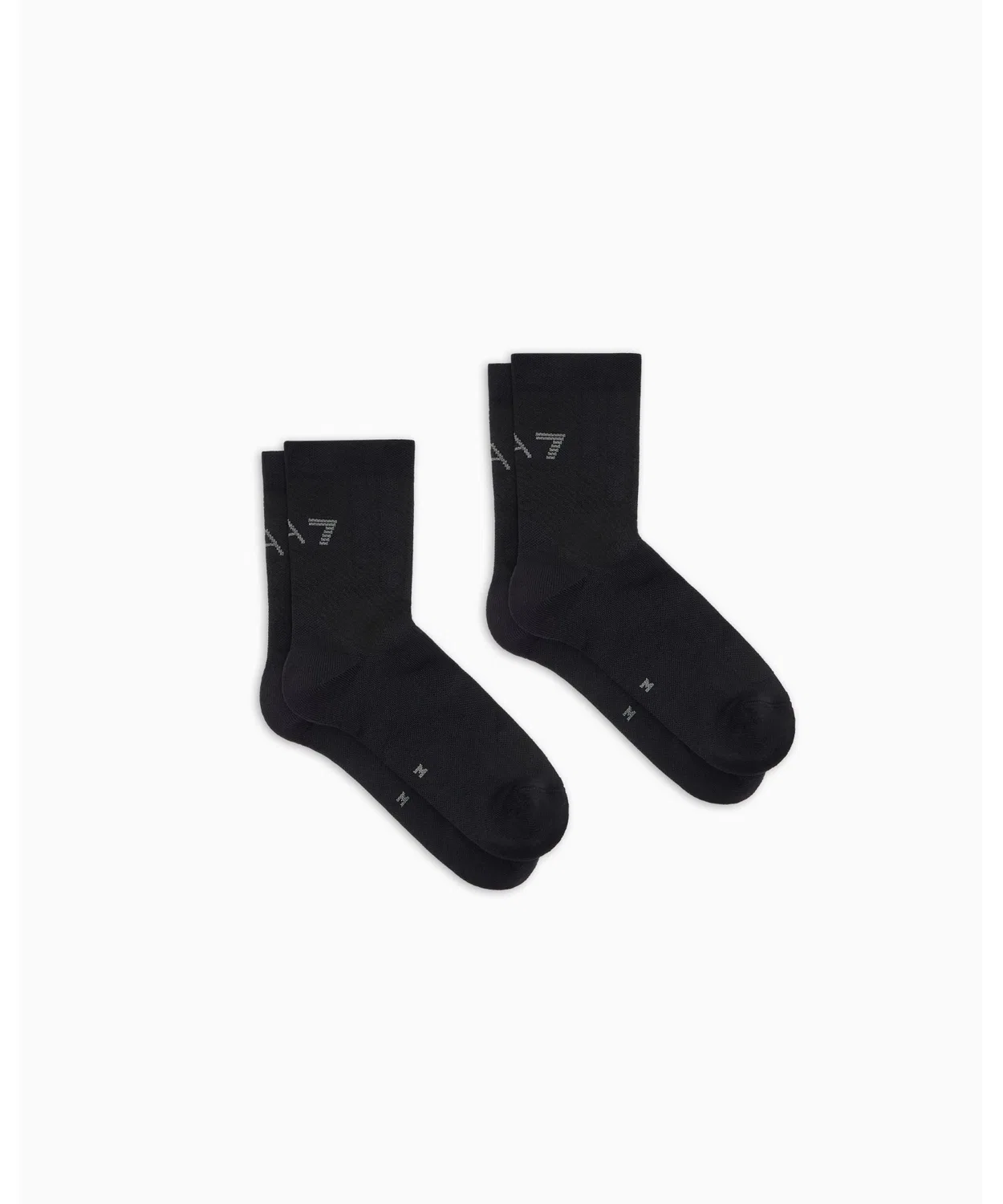 Носки 2 пары Emporio Armani EA7, чёрные, 2 шт