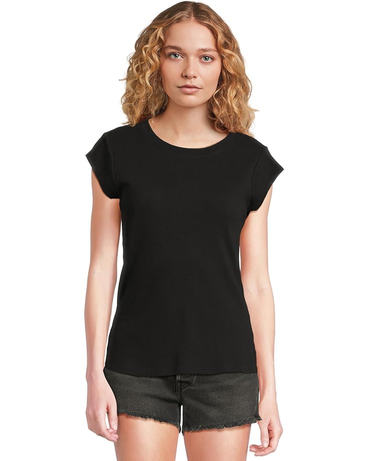 

Футболка Mod-o-doc Cap Sleeve Crew Neck Slim Tee, черный