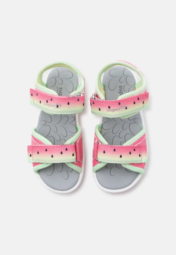 Сандалии pebbles Superfit, Hellgruen/Rosa