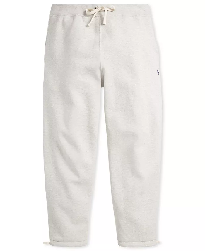 Мужские утепленные спортивные брюки Signature Fleece Big & Tall Polo Ralph Lauren, коричневый/бежевый — фото 2