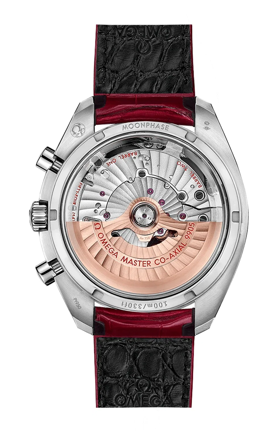 СПИДМАСТЕР МУНВОЧ OMEGA CO-AXIAL MASTER CHRONOMETER ХРОНОГРАФ С ФАЗАМИ ЛУНЫ 44,25 ММ - 304.93.44.52.99.002, серебряный — фото 2