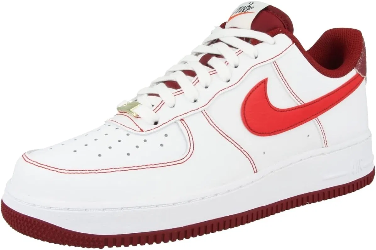 Мужские кроссовки Nike Low Air Force 1 '07, Red — фото 4