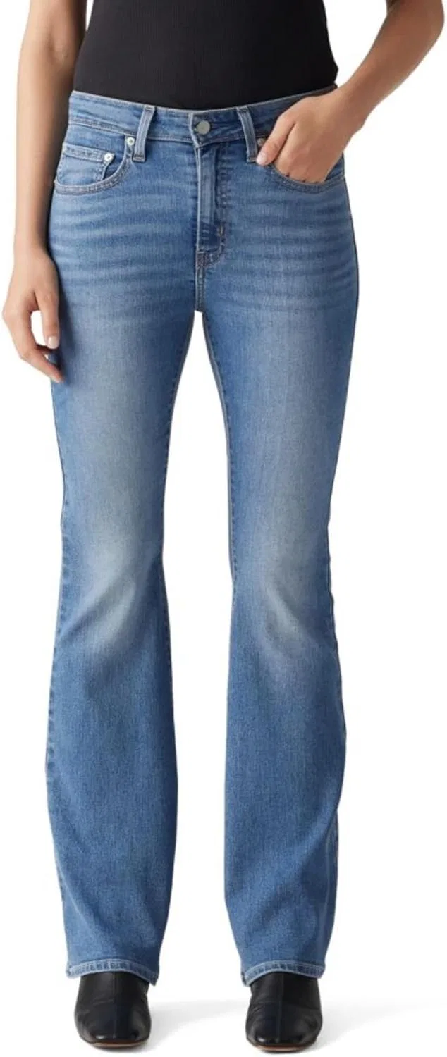 Джинсы Levi's 726 High Rise Flare, Eternal Indigo Mid