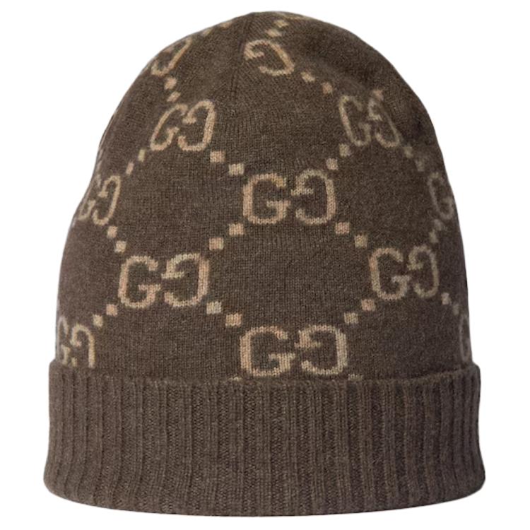 

Га Гу Кашемировая Жаккардовая Шапка GUCCI