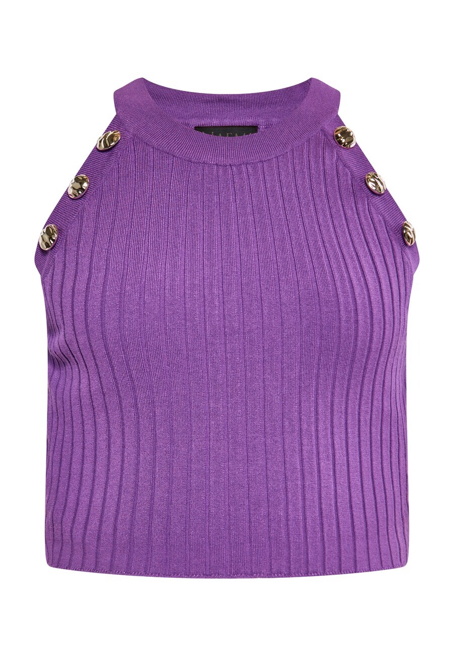 

Вязаный топ NAEMI Knitted Top, фиолетовый
