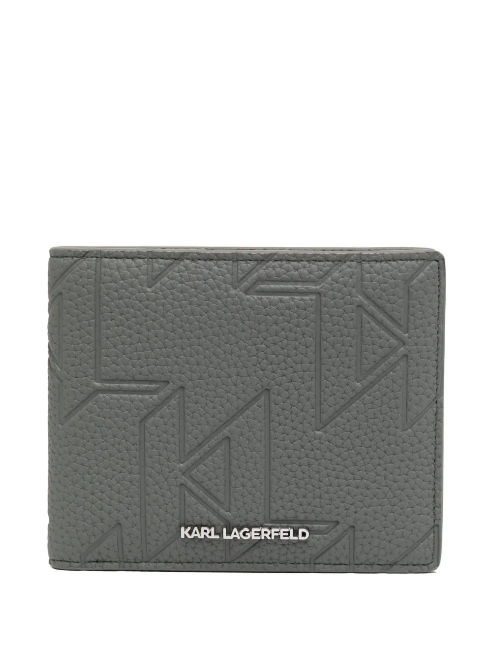 

Кошелек с городской монограммой KARL LAGERFELD, серый