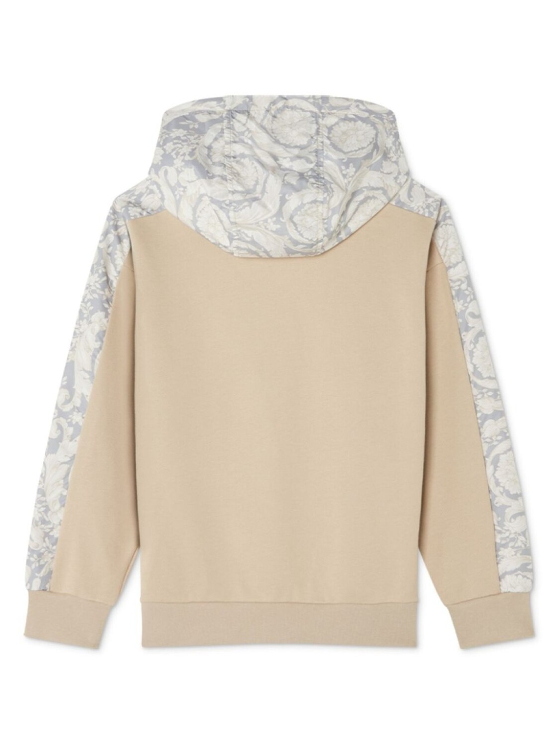 Толстовка с капюшоном с мотивом Barocco Versace Kids, нейтральный цвет — фото 2
