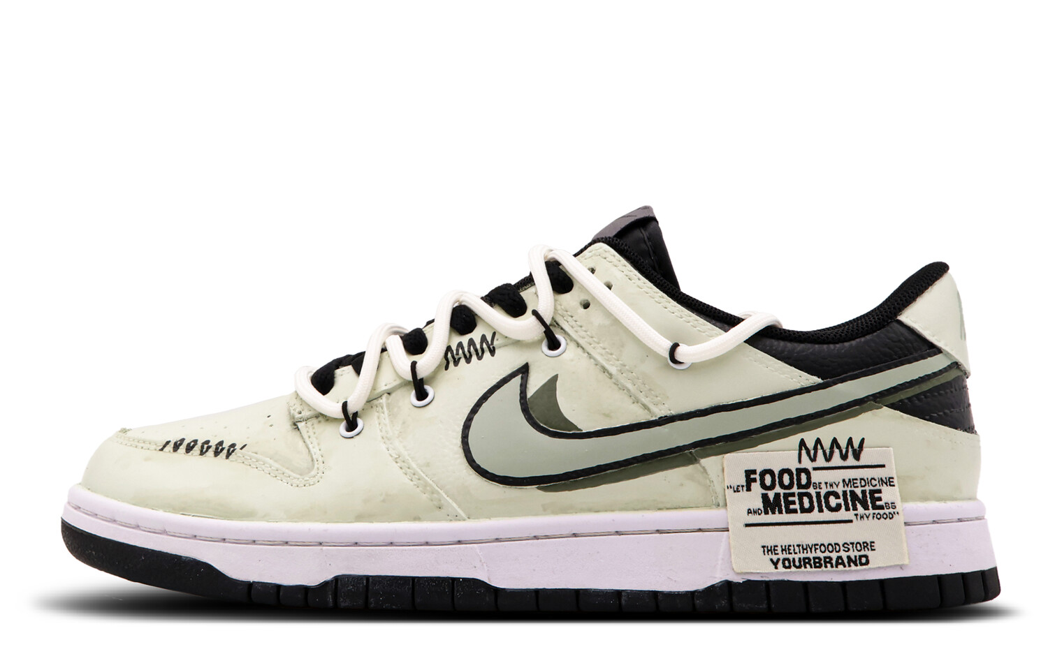 

Кроссовки Nike Dunk Skateboard Shoes Men Low-Top White, Белый, Кроссовки Nike Dunk Skateboard Shoes Men Low-Top White