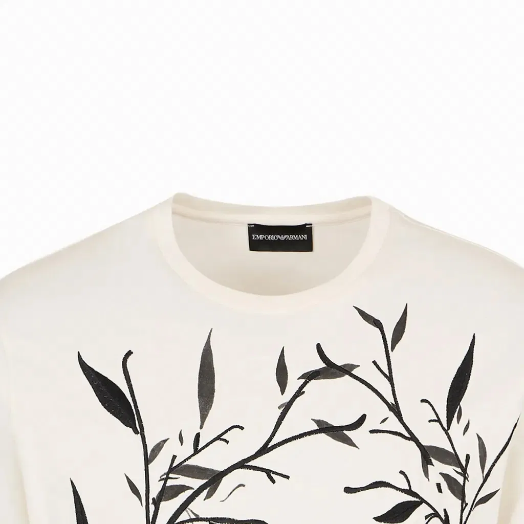 Футболка SS24 мужская White EMPORIO ARMANI — фото 3