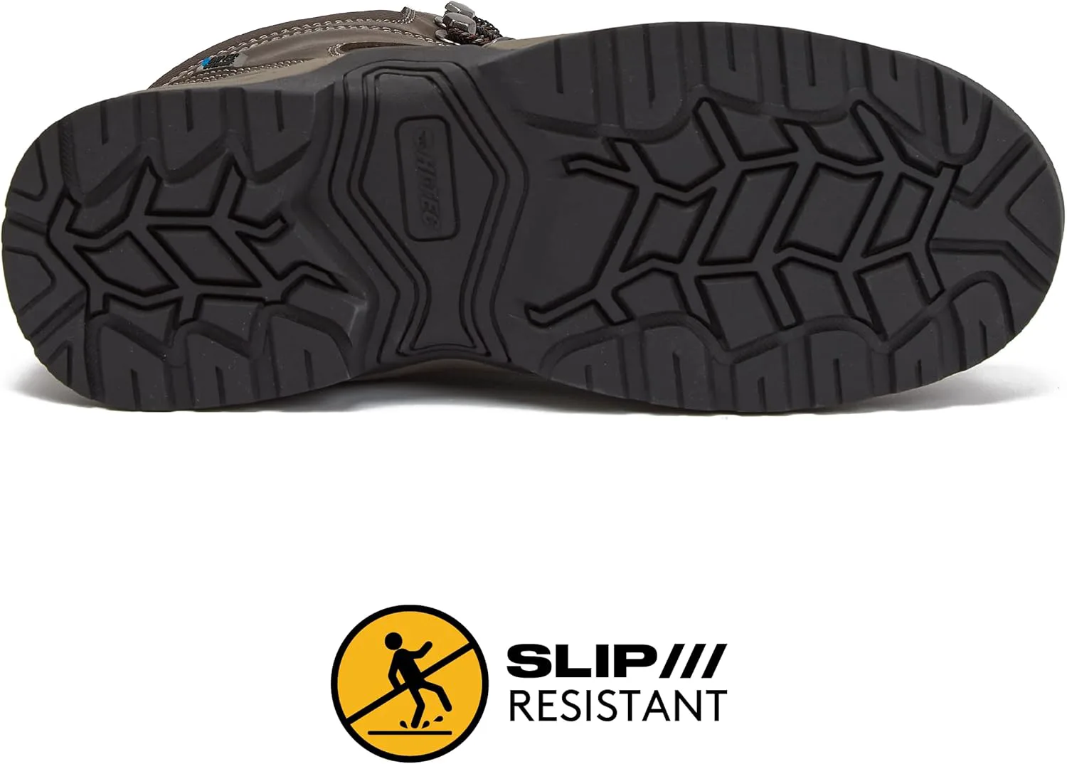Рабочие ботинки HI-TEC Trencher из водонепроницаемой кожи для мужчин, с мягким носком, противоскользящие мужские ботинки, 6 дюймов, среднего или очень широкого размера (Botas de Trabajo Para Hombre), темно-коричневый — фото 2