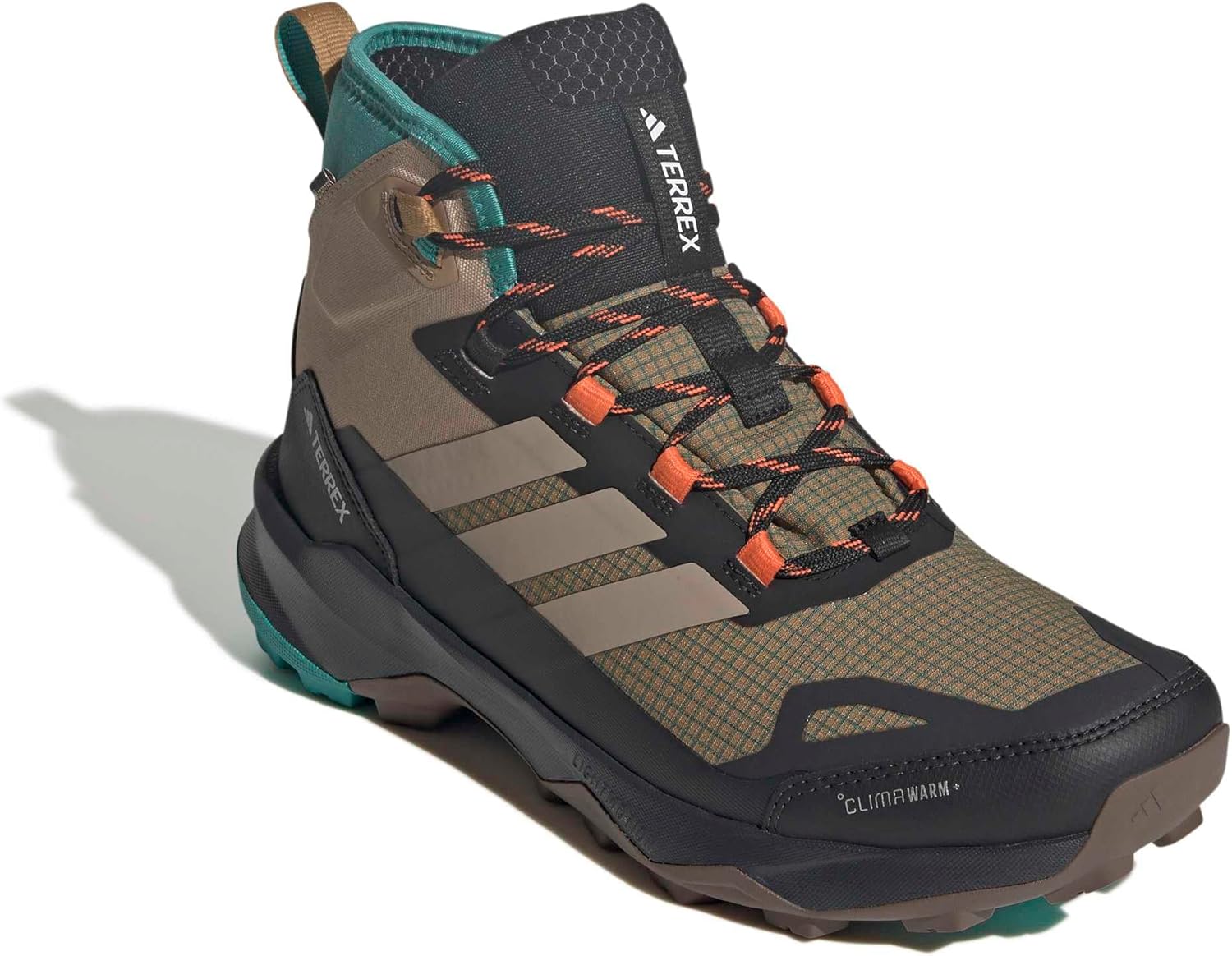 Мужские ботинки Adidas Terrex Skychaser Ax5 Mid Top Gore-tex Climawarm для походов, бирюзовый — фото 4