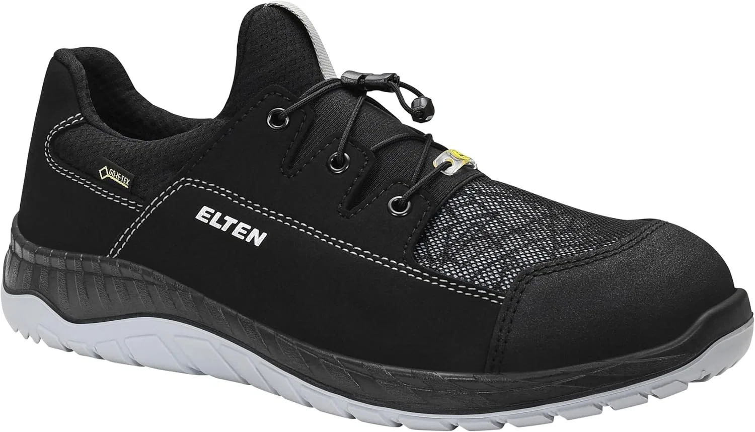 Защитные ботинки ELTEN Leland GTX Grey Low ESD S3, для мужчин и женщин, текстиль, стальной защитный носок, легкие, спортивные