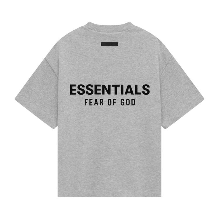 Футболка Fear of God Essentials Kids Jersey Crewneck Tee, Light Heather Grey — фото 2