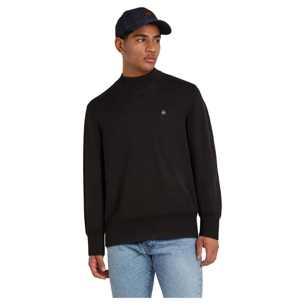 

Свитер G-Star Core high neck, черный