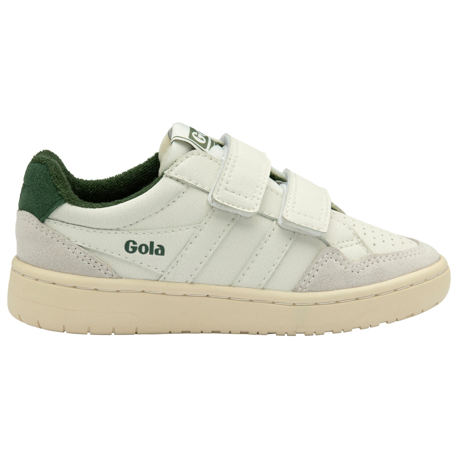 

Кроссовки Gola Kid's Eagle Strap, цвет Off White/Evergreen