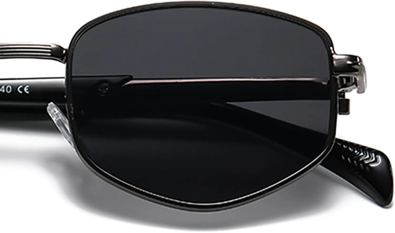 

Ретро-солнцезащитные очки в металлической оправе для женщин, ромбовидный дизайн, маленькие, для мужчин, защита от УФ-излучения UV400, летний стиль VFDHN, 5