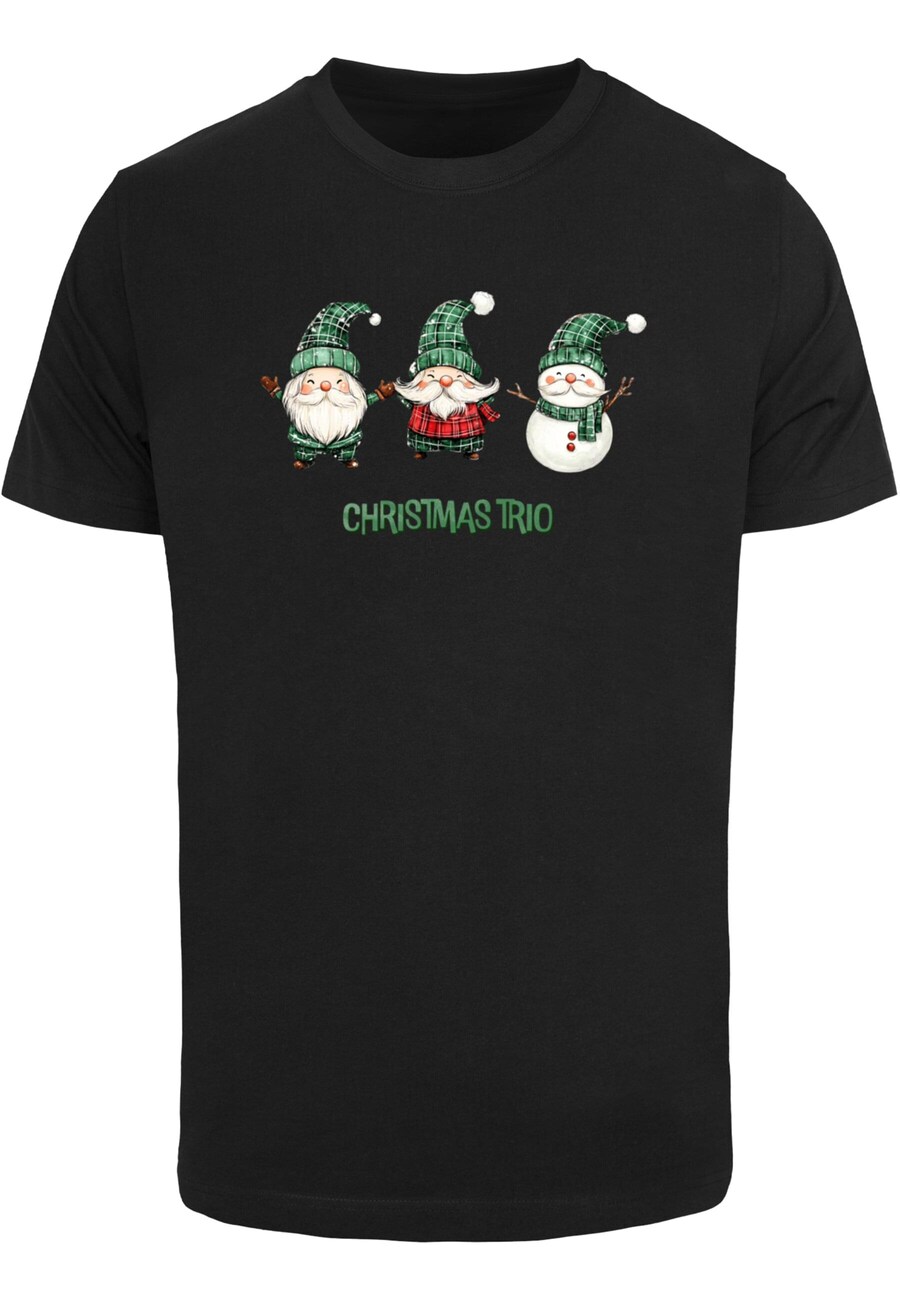 

Рубашка Merchcode Christmas Santa Trio, черный