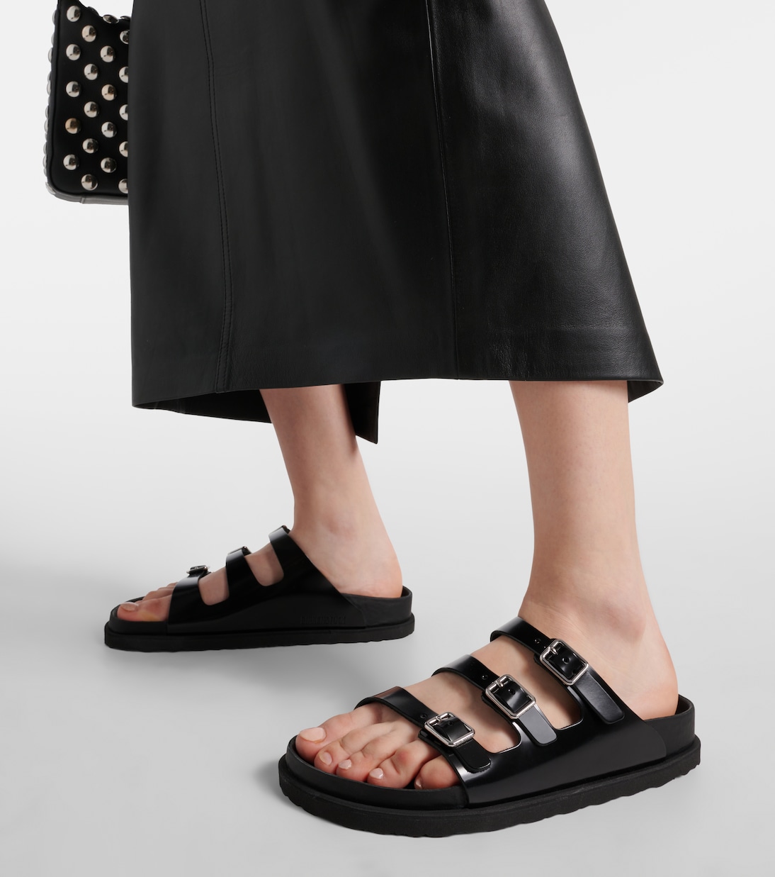 Сандалии из кожи Флориды Birkenstock 1774, черный — фото 4