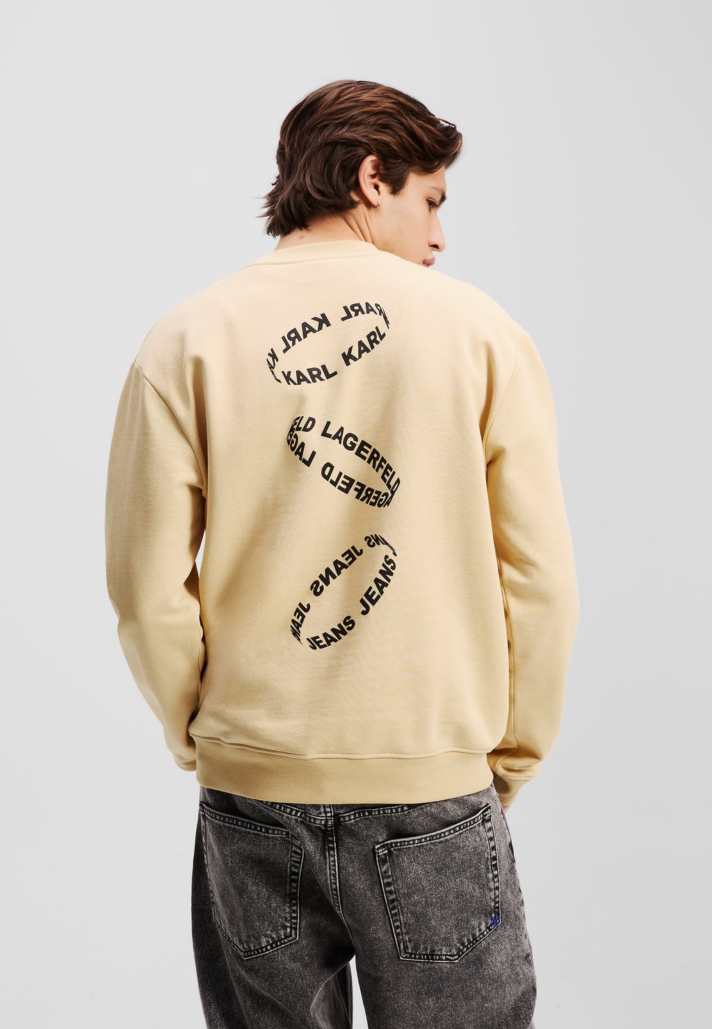 

Толстовка MULTI RING Karl Lagerfeld Jeans, бежевый