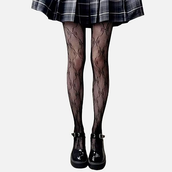 

Женский 3-х предметный сет с бантиками, стретч-трикотаж, ажурный узор и прозрачная отделка Anna-Kaci, Black