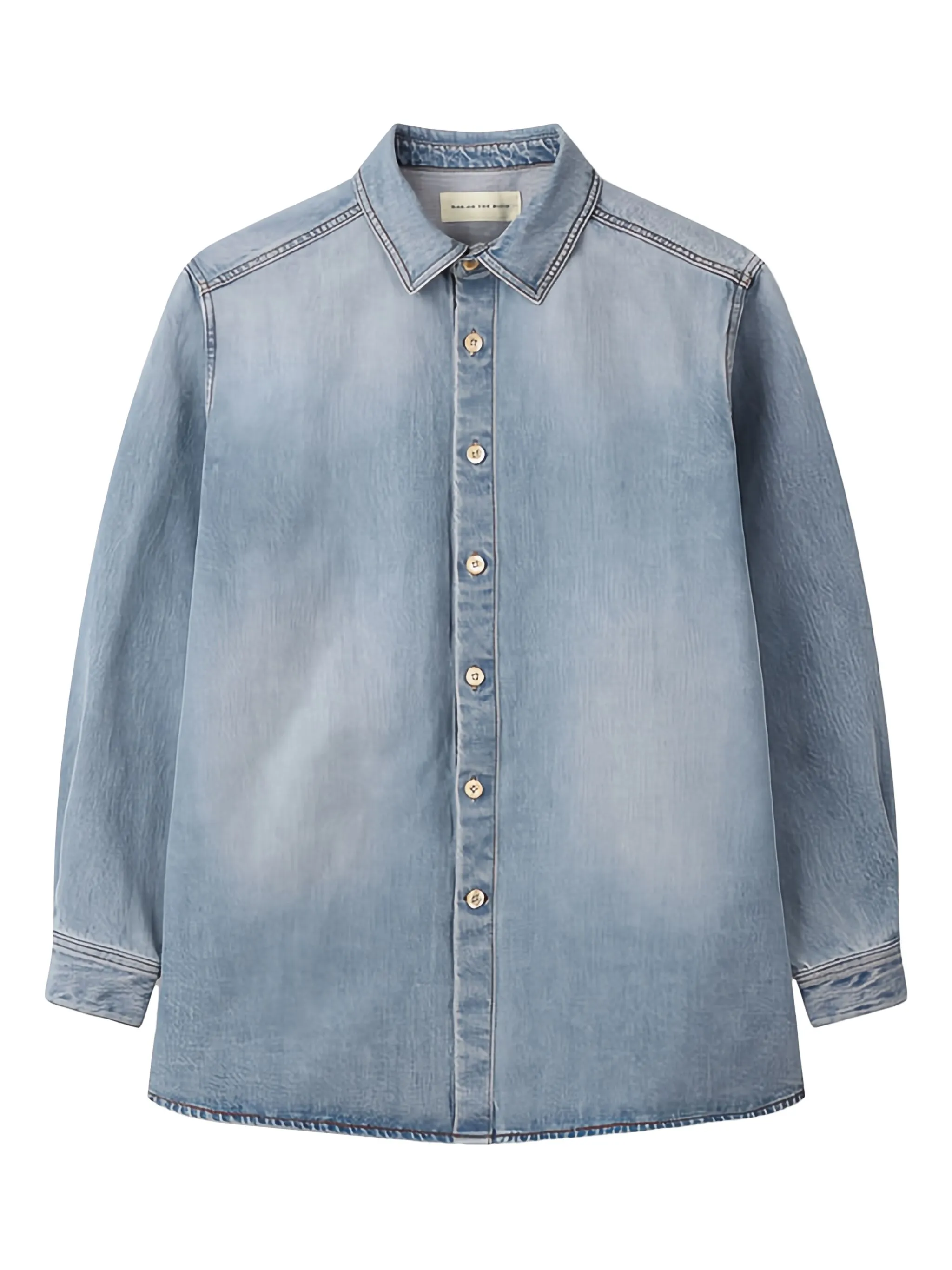 

Джинсовая рубашка Man On The Boon., синий