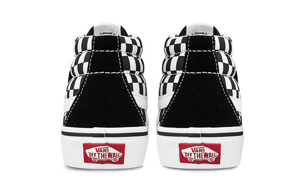 Кроссовки sk8-mid reissue v 'checkerboard - black white' Vans, черный — фото 4