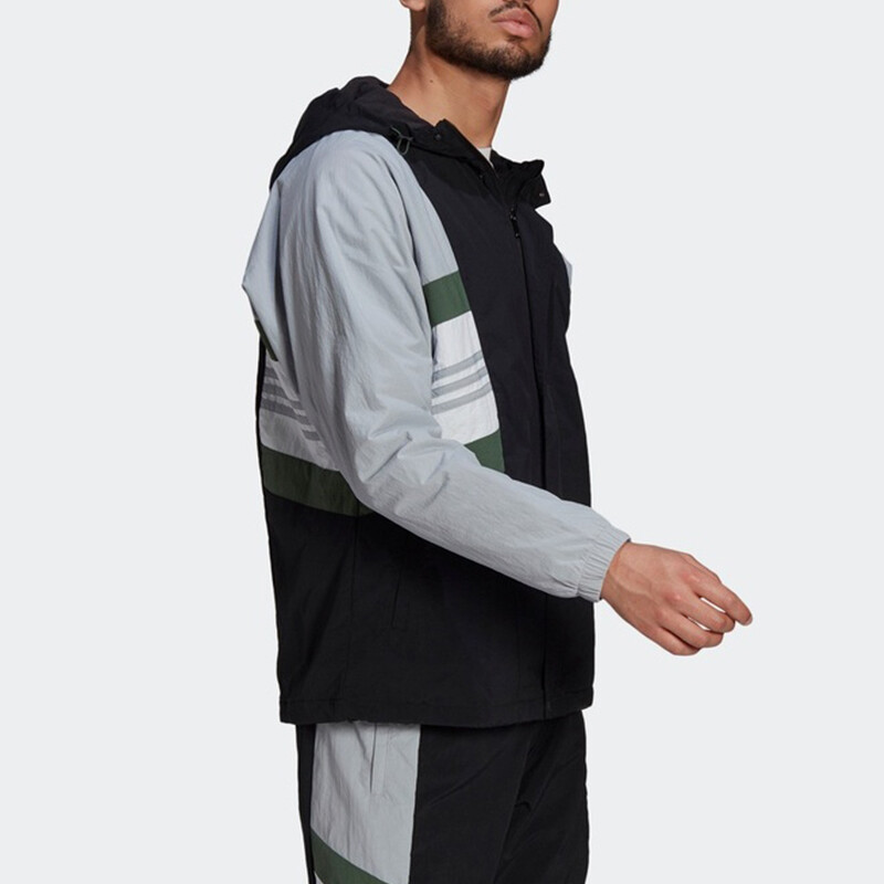 Куртка мужская серебристо-серая Adidas, серый — фото 4