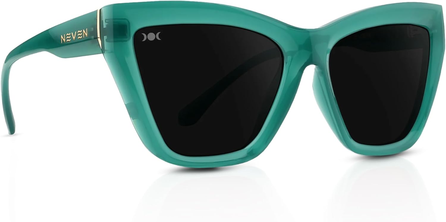 

Женские поляризованные солнцезащитные очки NEVEN Coven — смелые, дерзкие дизайнерские очки в форме «кошачьих глаз» для женщин — стильные очки с защитой от УФ-излучения, Iris