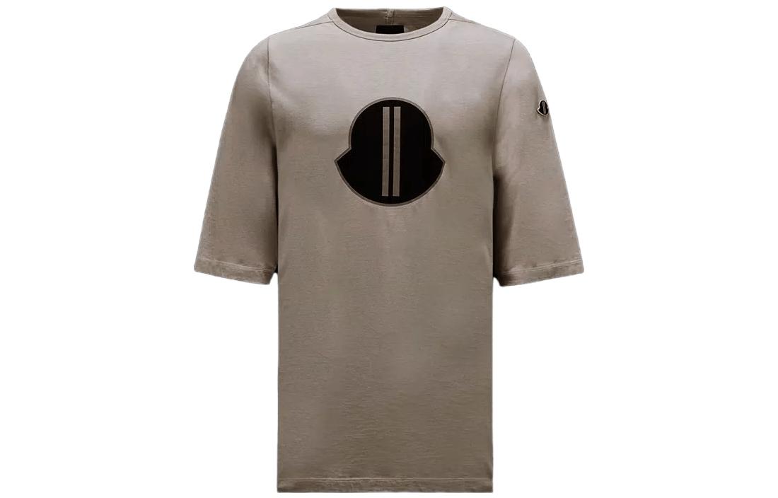 Moncler Футболка Rick Owens FW23 Unisex Brown — фото 3