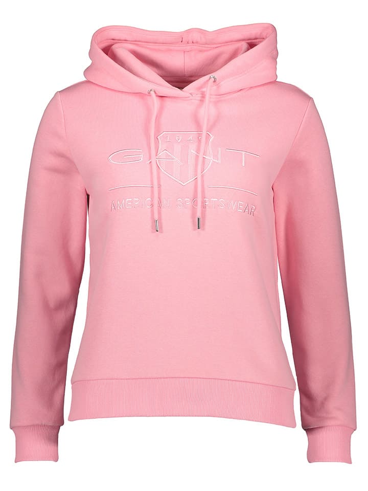 

Толстовка с капюшоном Gant, розовый