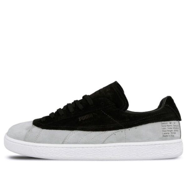 

Кроссовки stampd x suede classic 'white black' Puma, черный