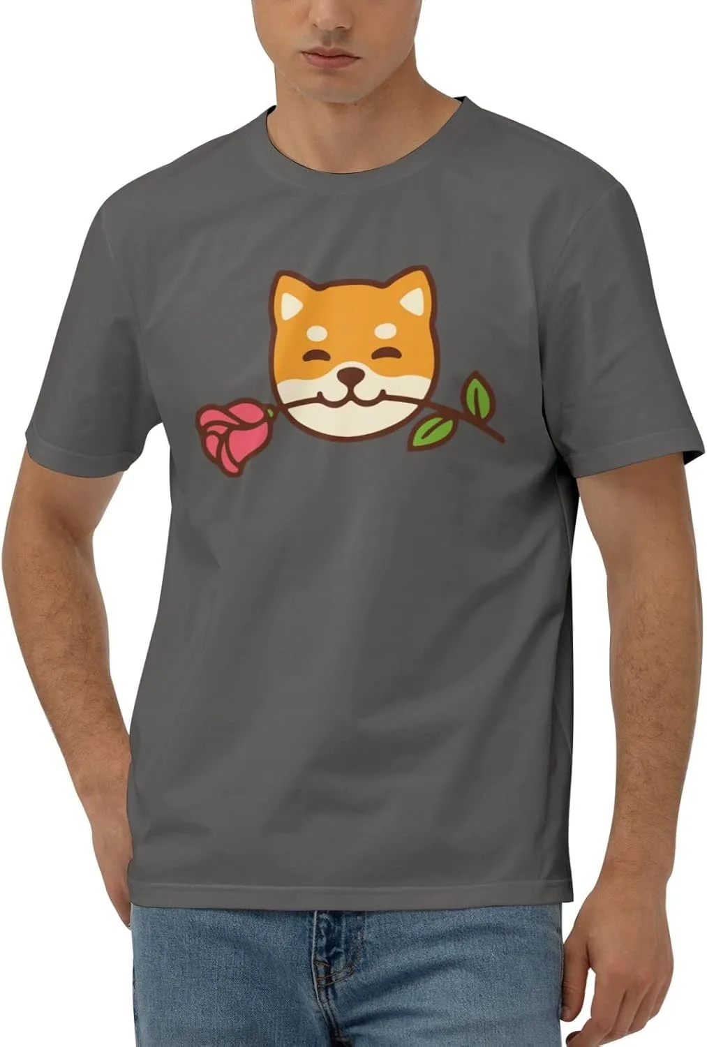 

Футболка мужская Shiba Inu, хлопок, черная JYEXSEIZ