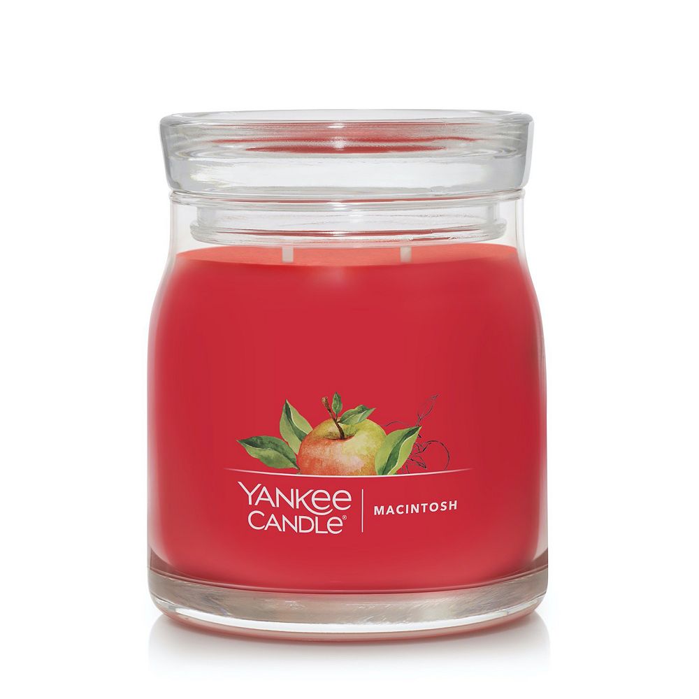 

Yankee Candle Macintosh, 13 унций. Фирменная средняя банка для свечей, цвет Medium Red