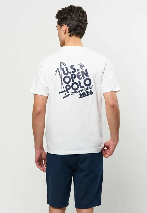 Футболка с принтом умдаики U.S. Polo Assn., White