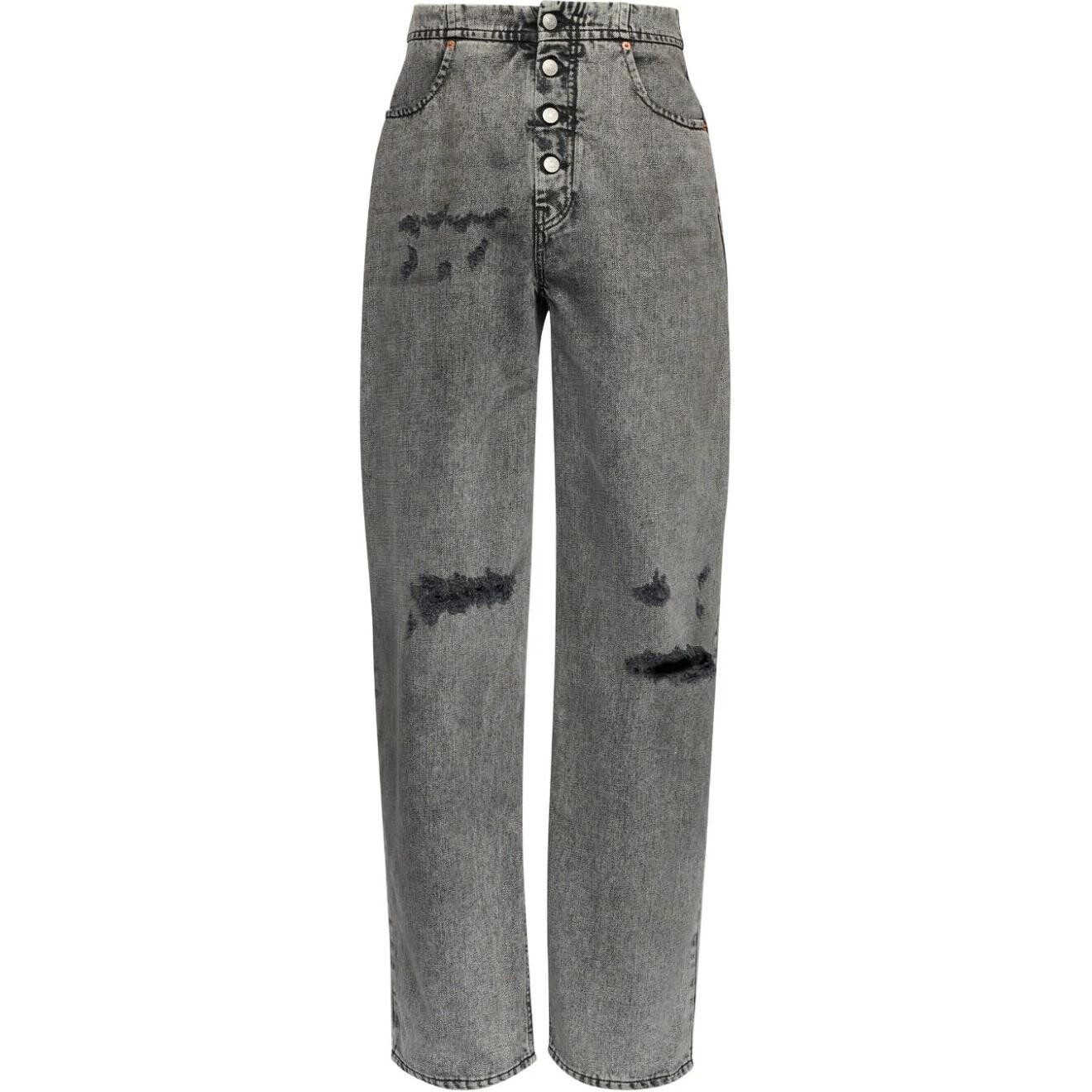 

Джинсы женские Mm6 Maison Margiela с грязным эффектом, серый