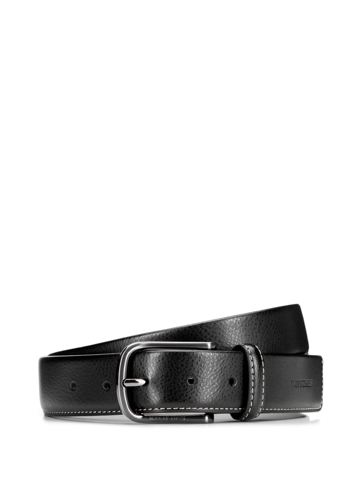 

Кожаный ремень черного цвета Wittchen