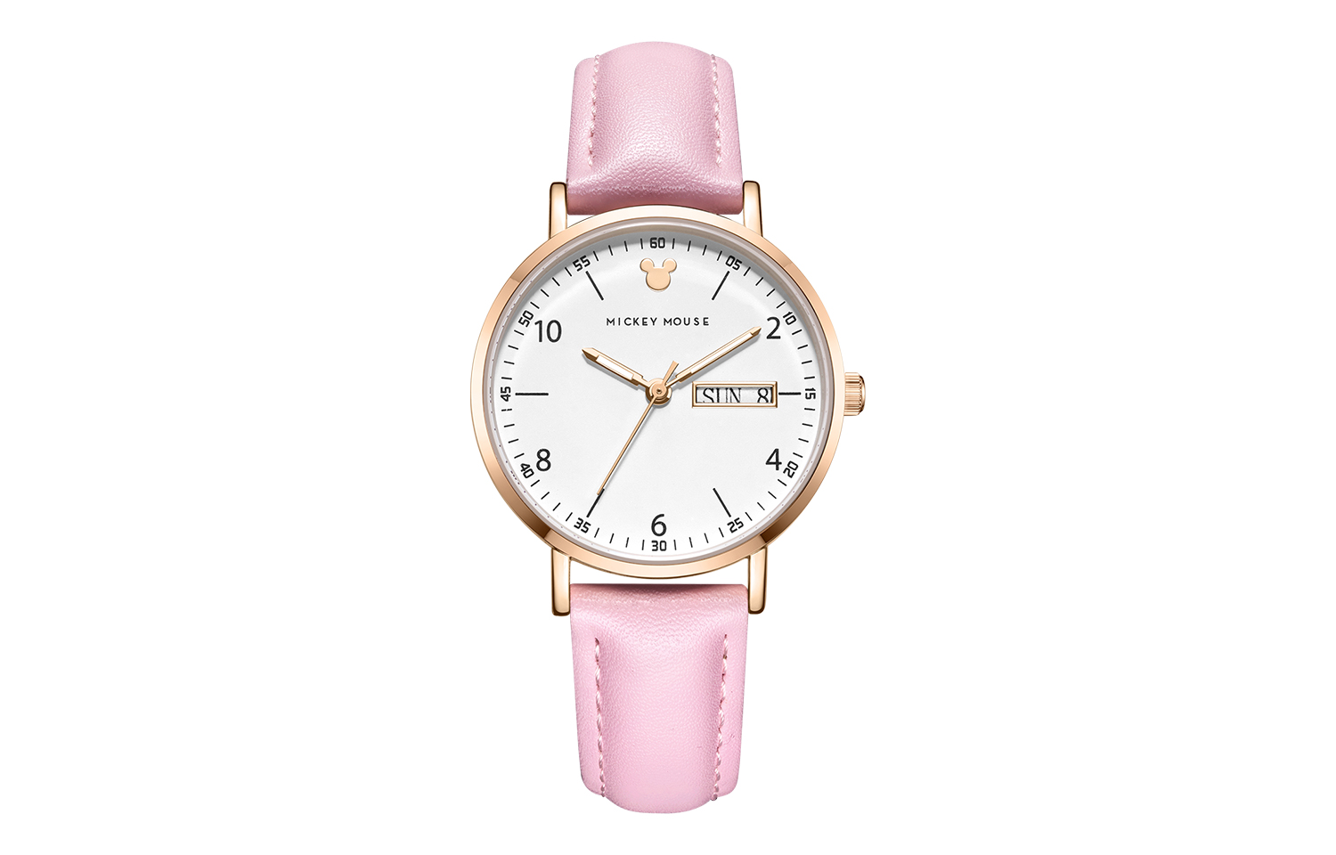 

Disney Часы Quartz Movement Leather Strap Watch Women's Watch White Dial MK 11319P, MK-11319P[Limited Edition Box]