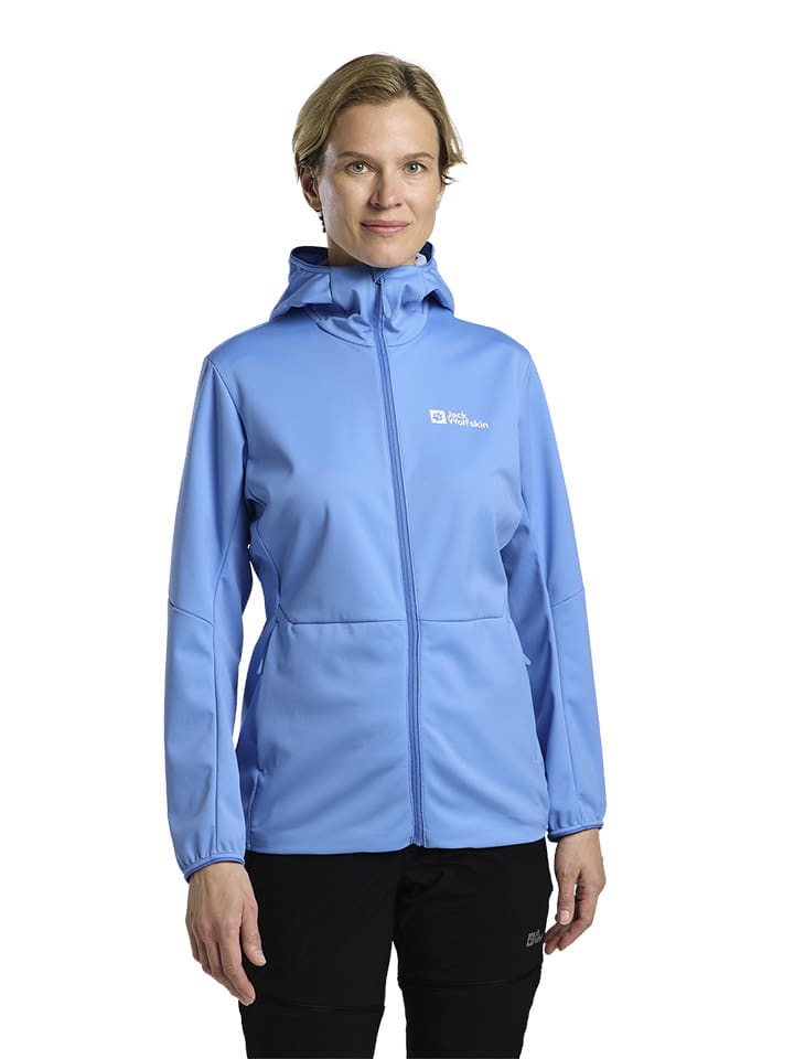 

Куртка софтшелл Feldberg Jack Wolfskin, светло-синий