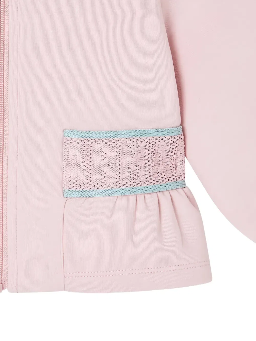 Толстовка на молнии Emporio Armani Kids, розовый — фото 3