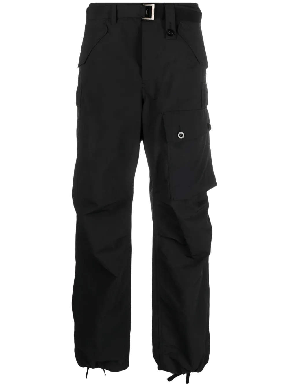 

Прямые брюки карго SACAI, черный