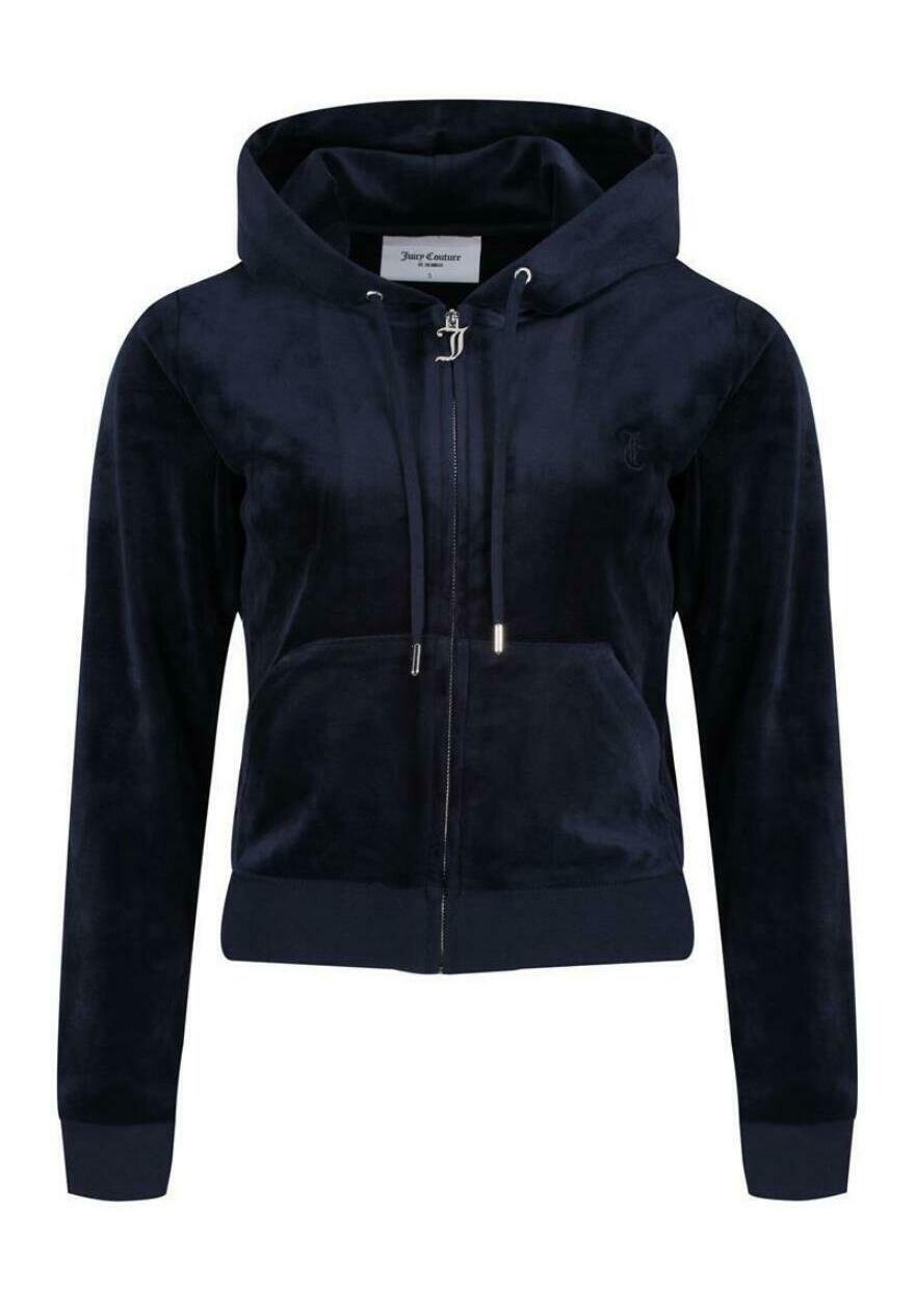 

Толстовка на молнии ROBERTSON CLASSIC VELOR ZIP TROUT Juicy Couture, ночное небо