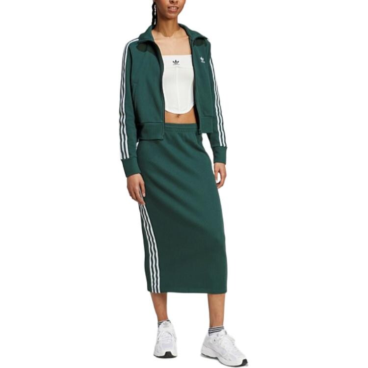 Одежда Куртка женская зеленая Adidas Originals — фото 3