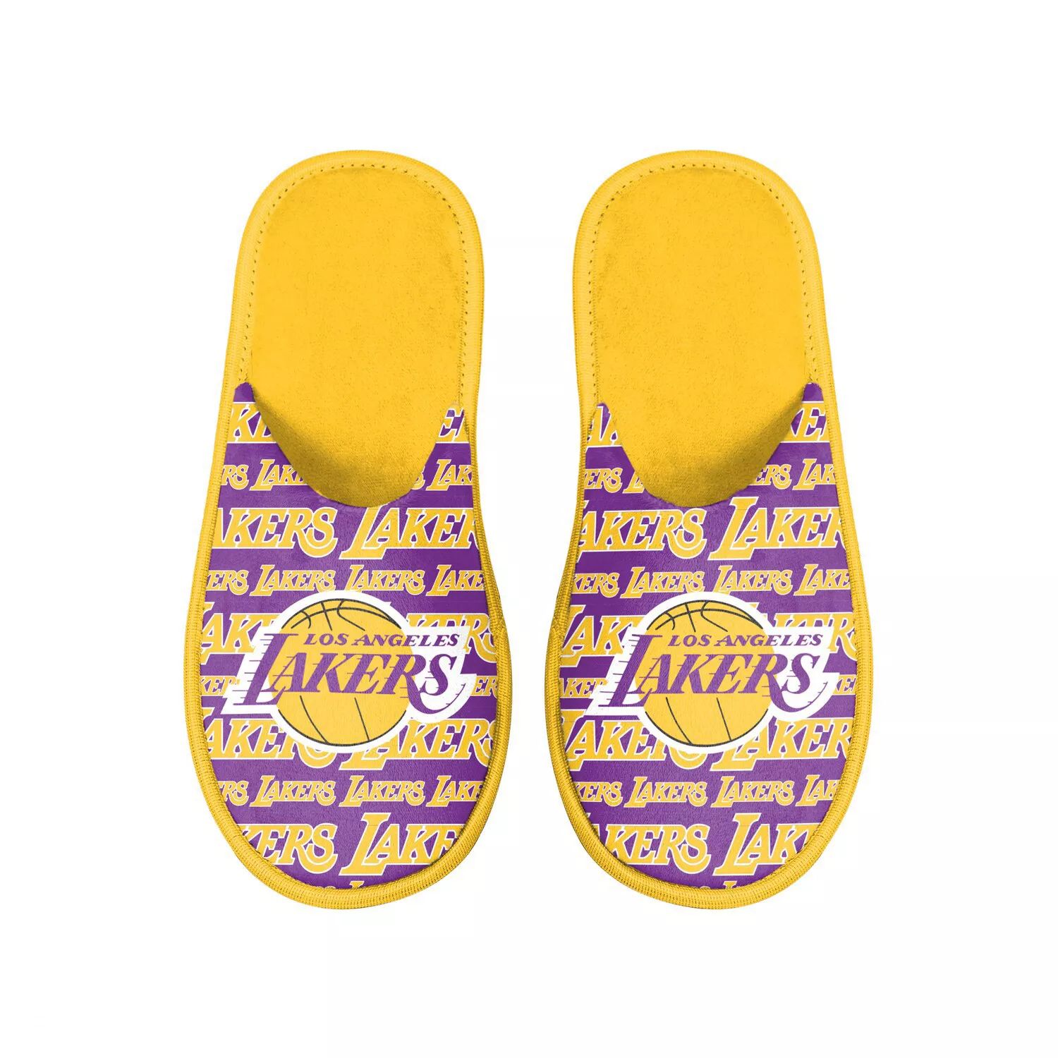 

Мужские шлепанцы с логотипом FOCO Los Angeles Lakers Scuff