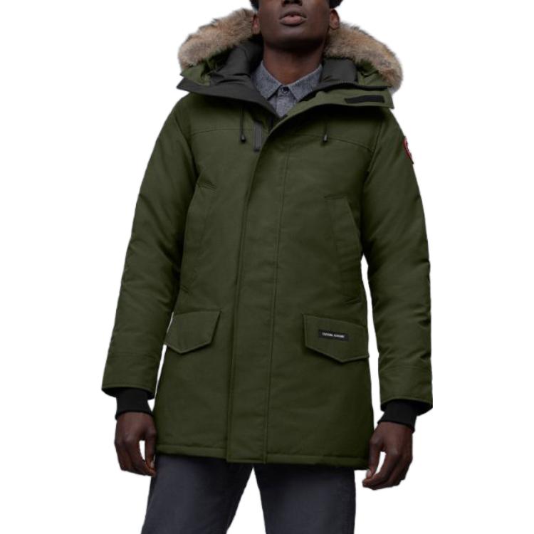 Куртка пуховая Langford Series зимняя мужская армейский зеленый Canada Goose — фото 3