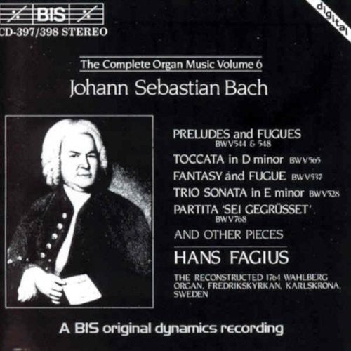 

CD диск Bach / Fagius: Complete Organ Music 6