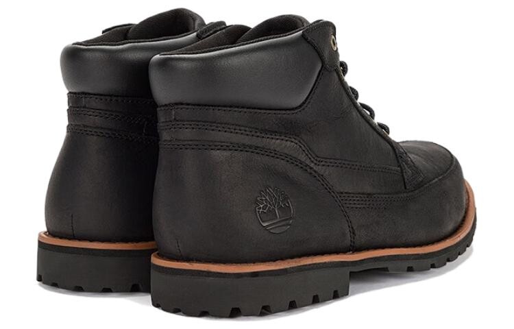 Мужские уличные ботинки Timberland из кожи, черный — фото 3