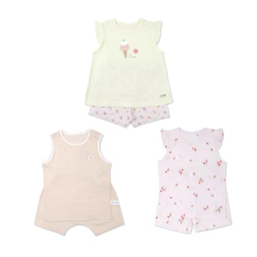 Комплект нижнего белья для девочек 3 шт. Organic Mom 100% хлопок