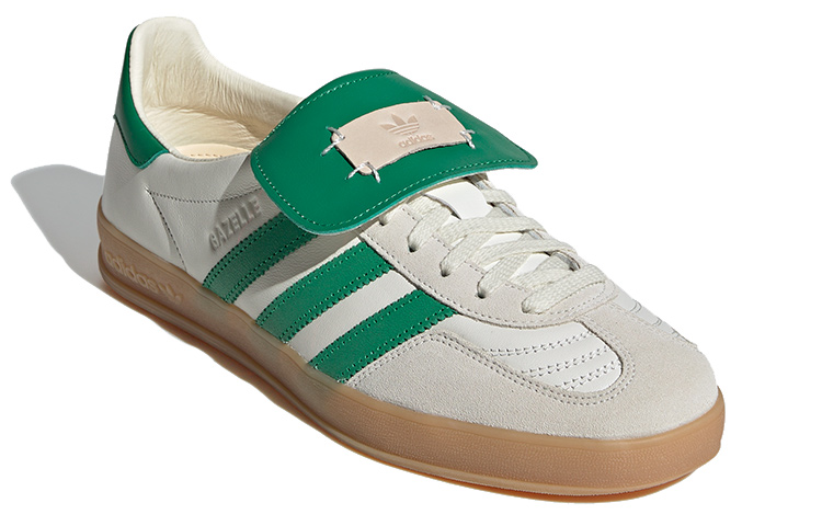 Adidas Originals Адидас Газелль Индор Фут Индастри Офф Уайт Грин Уайт Грин, цвет White Green — фото 4