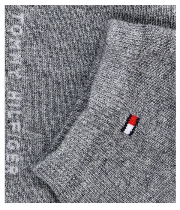 Носки мужские Tommy Hilfiger короткие 2 пары, серый — фото 3